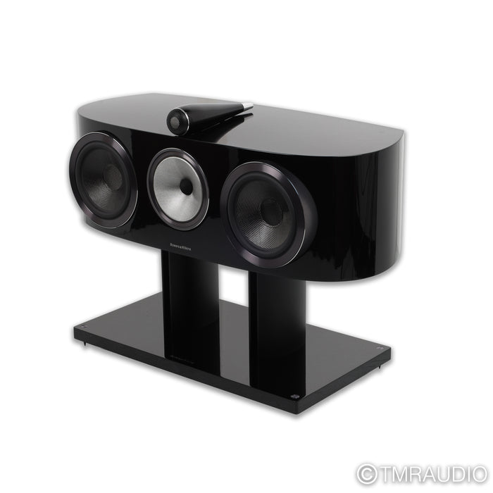 Bowers & Wilkins HTM1 D3 Center Channel Speaker; Black Gloss w/ Stand