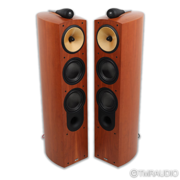 Bowers & Wilkins Nautilus 804 Floorstanding Speakers; Cherrywood Pair (No Grills)