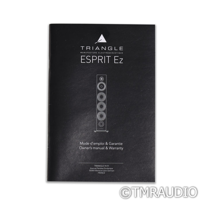 Triangle Esprit Australe EZ Floorstanding Speakers; Black Ash Pair; Mint