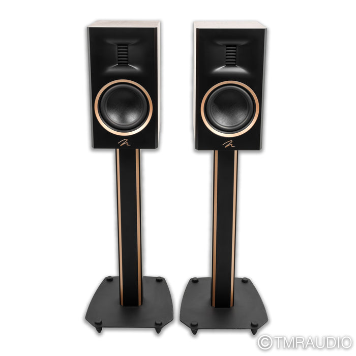 Martin Logan Motion XT B100 Bookshelf Speakers; Walnut Pair w/ Stands