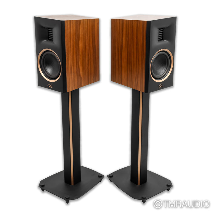 Martin Logan Motion XT B100 Bookshelf Speakers; Walnut Pair w/ Stands
