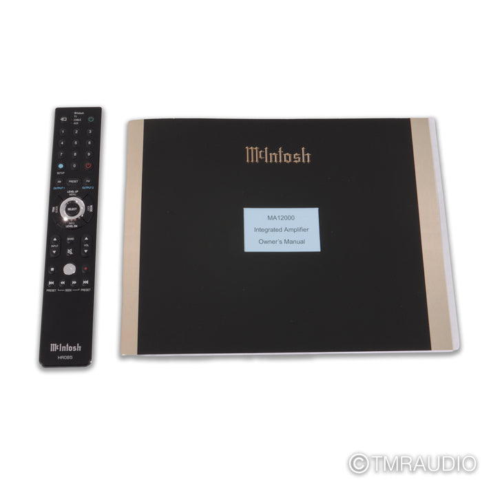 McIntosh MA12000 Stereo Tube Hybrid Integrated Amplifier; MM / MC Phono