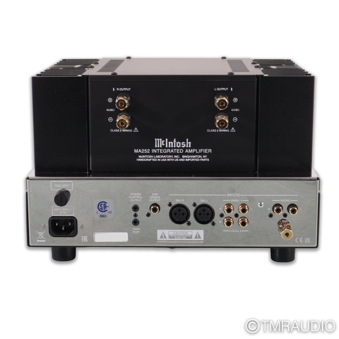 McIntosh MA252 Stereo Integrated Amplifier; MM Phono