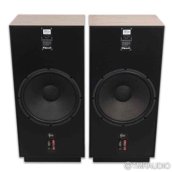 Klipsch Forte IV Floorstanding Speakers; American Walnut Pair; Forte 4