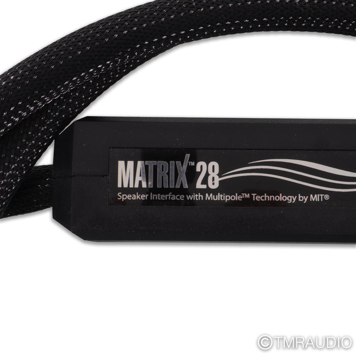 MIT Matrix 28 Speaker Cables; 10ft Pair