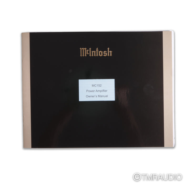 McIntosh MC152 Stereo Power Amplifier