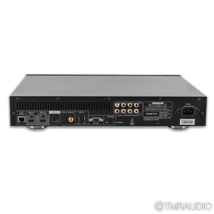 Oppo UDP-203 Ultra HD Universal BluRay Player; CD / SACD