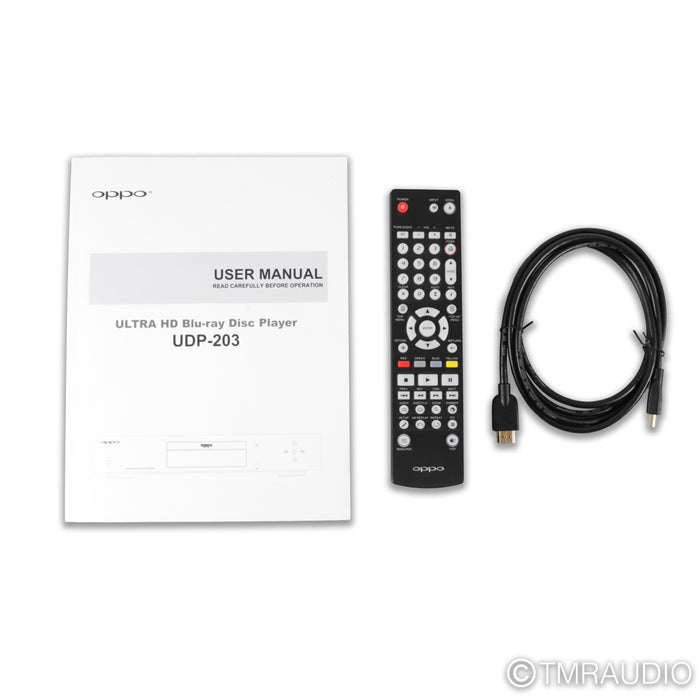 Oppo UDP-203 Ultra HD Universal BluRay Player; CD / SACD