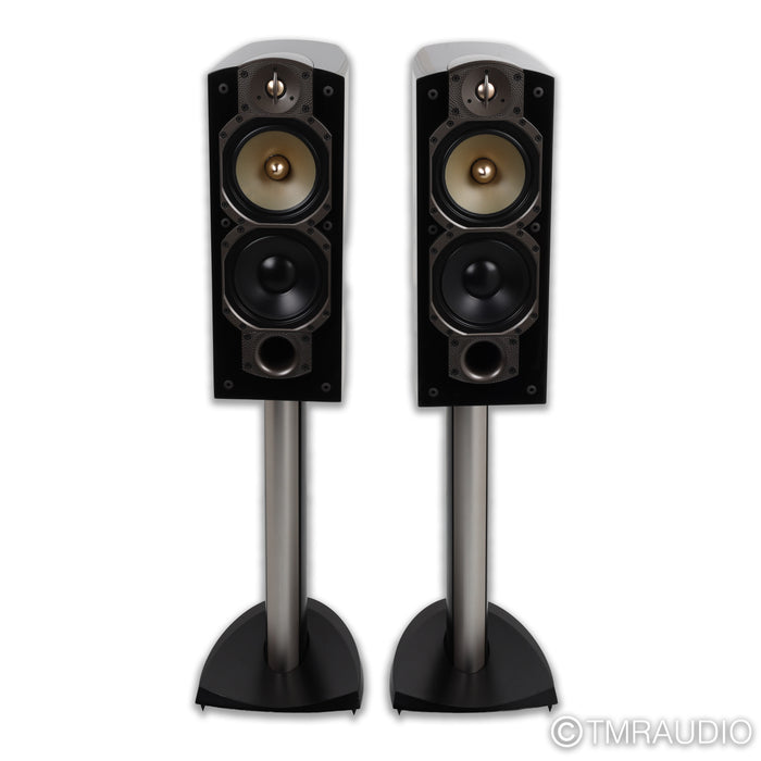 Paradigm Signature S4 Bookshelf Speakers; Gloss Black Pair w/ Stands