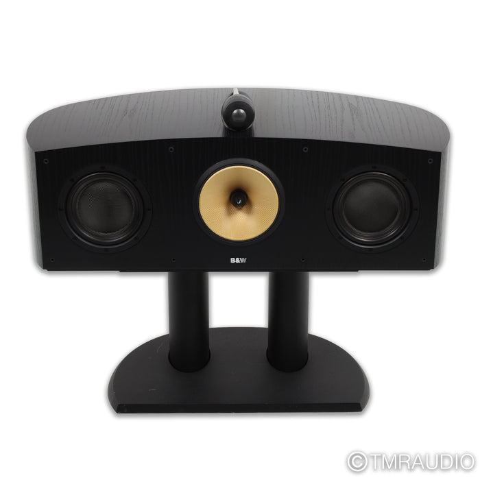 Bowers & Wilkins Nautilus HTM1 Center Channel Speaker, Black w/ Stand