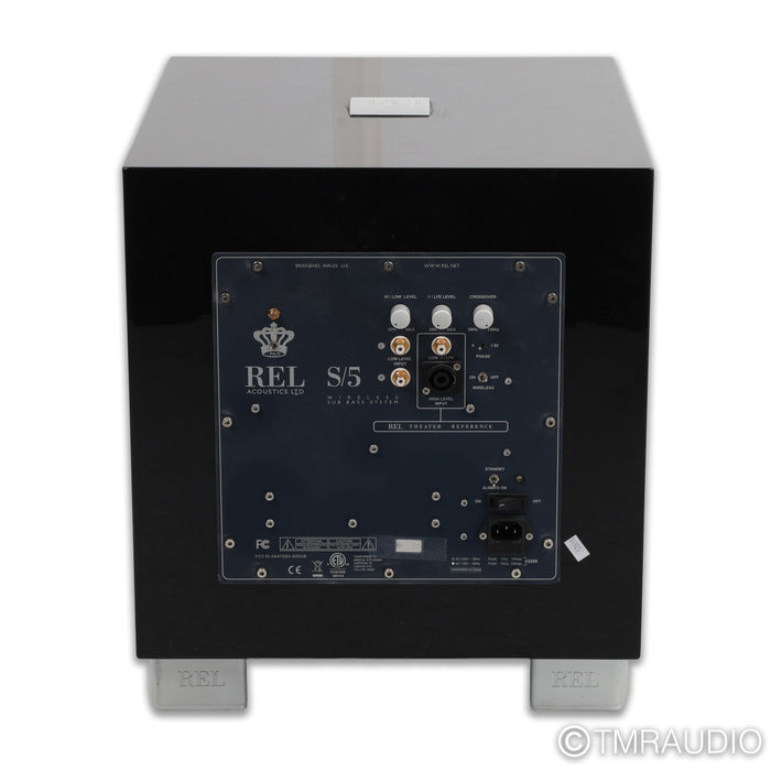 REL Acoustics S/5 12" Powered Subwoofer; Piano Black