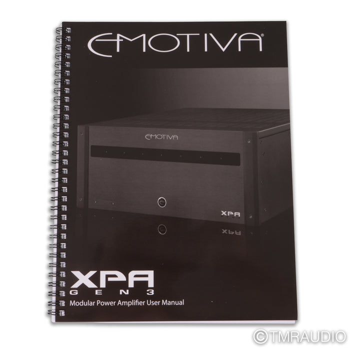 Emotiva XPA-DR2 Gen 3 Stereo Power Amplifier
