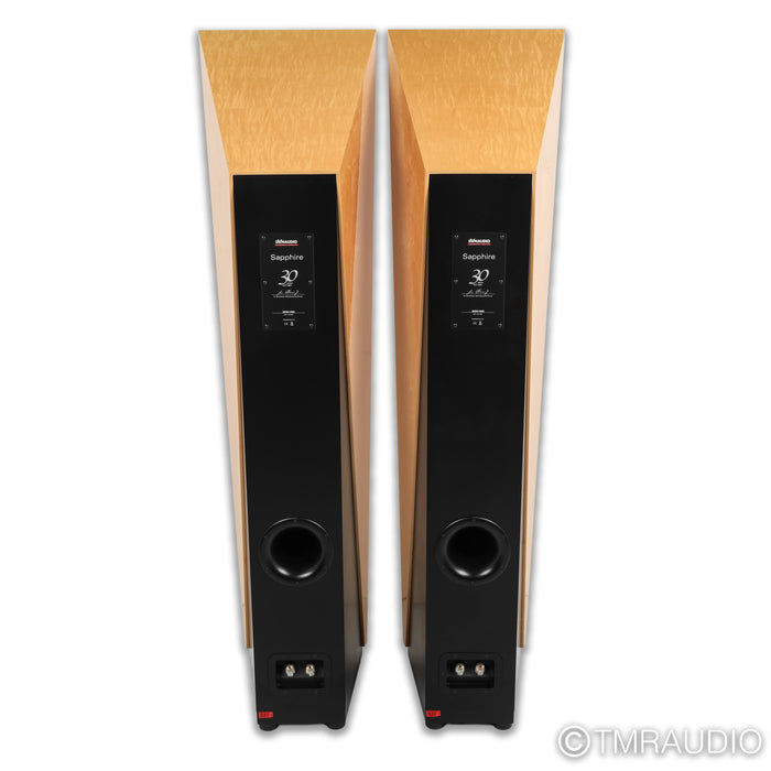 Dynaudio Sapphire Floorstanding Speakers; 30th Anniversary; Birdseye Maple Pair