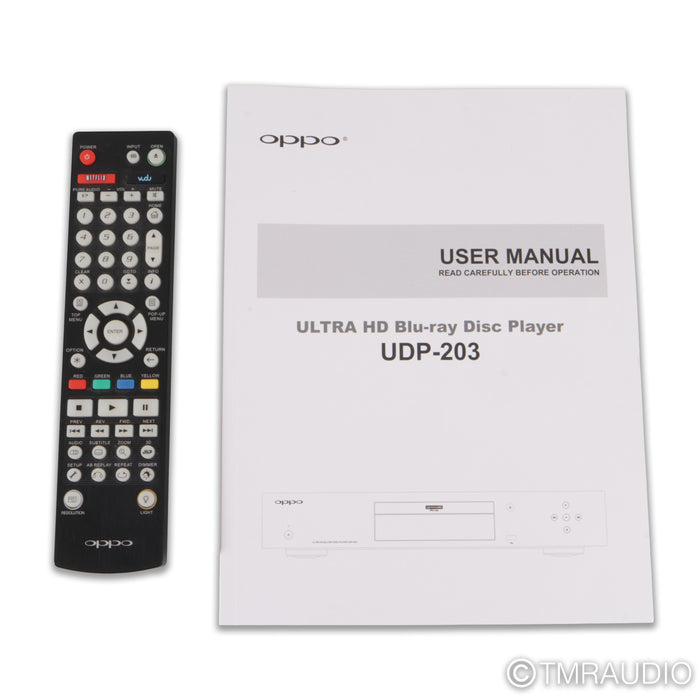 Oppo UDP-203 Ultra HD Universal Blu-ray Player; CD / SACD