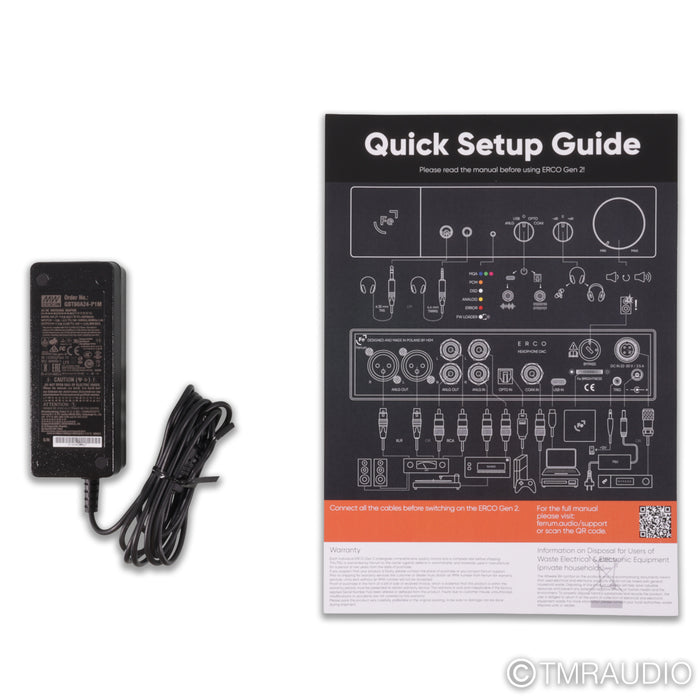 Ferrum Audio ERCO Gen 2 Headphone Amplifier / DAC; D/A Converter