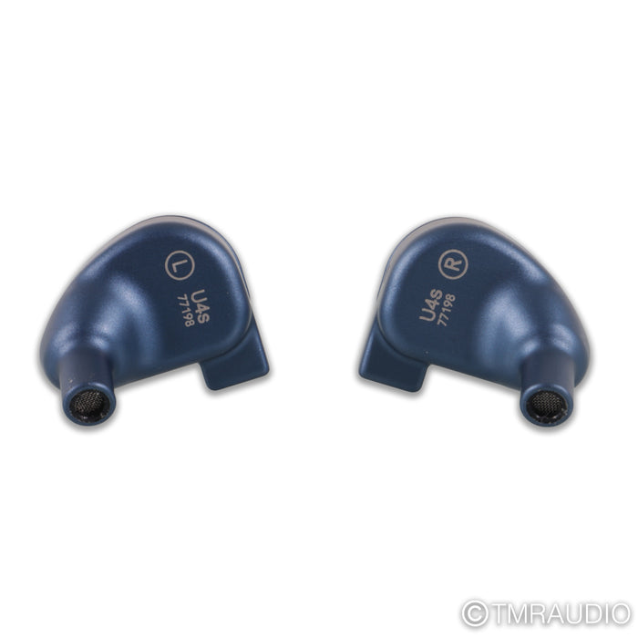 64 Audio U4s In-Ear Headphones; IEMs; Blue Pair