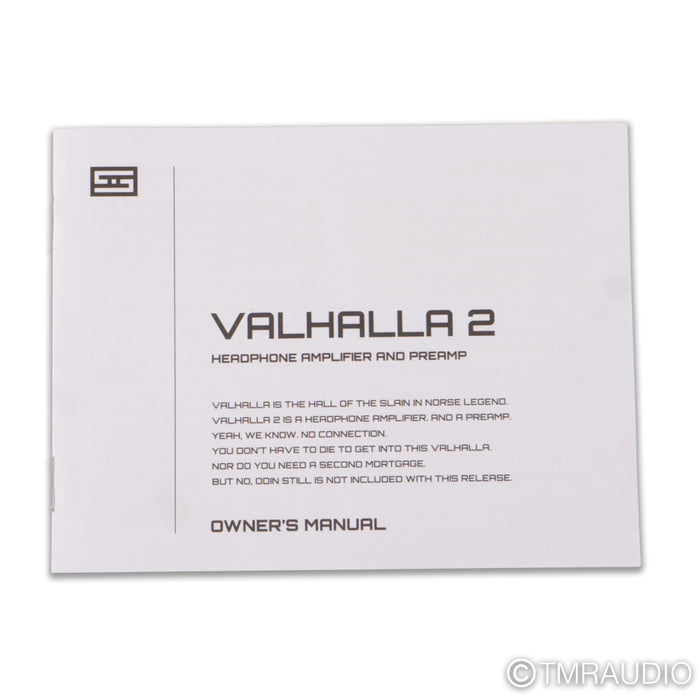 Schiit Audio Valhalla 2 Tube Headphone Amplifier