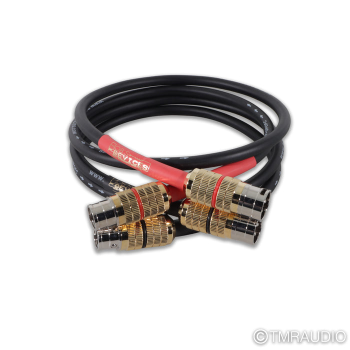 Bob's Devices Shielded Silver Clad Copper Conductor XLR Cables; 1m Pair