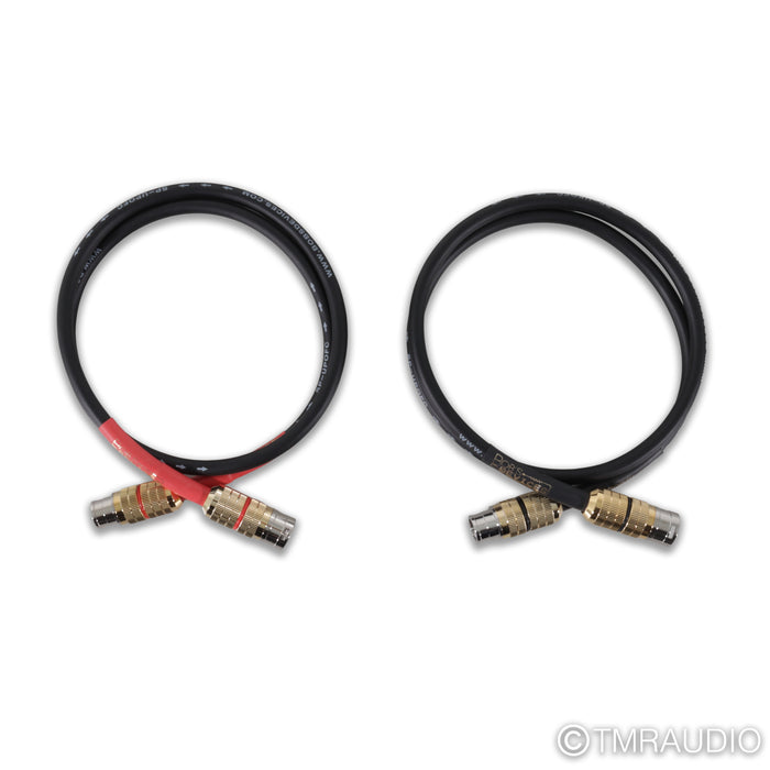 Bob's Devices Shielded Silver Clad Copper Conductor XLR Cables; 1m Pair