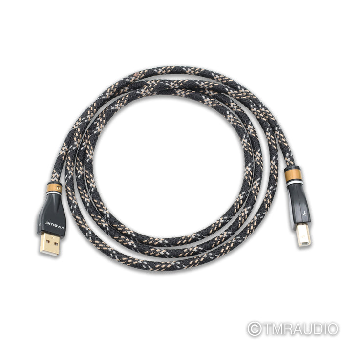 ViaBlue KR-2 USB A to B Cable; 1.5m Single Digital Interconnect