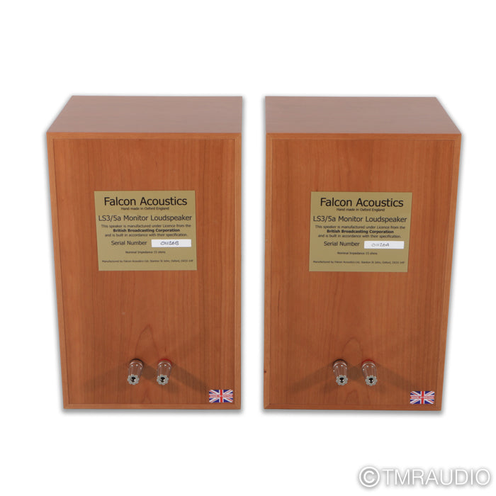 Falcon Acoustics LS3/5A Gold Badge Bookshelf Speakers; Cherry Pair