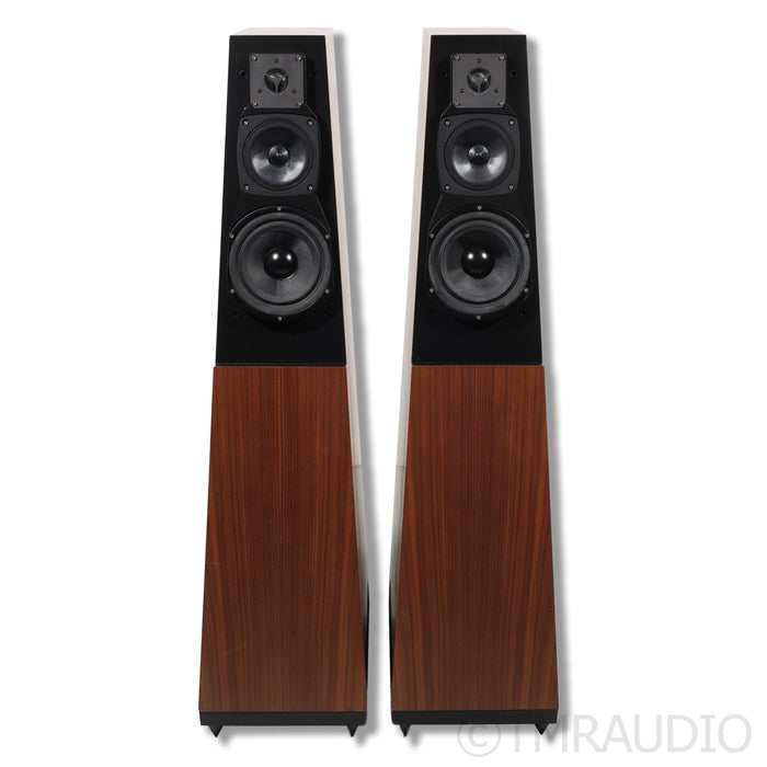 Vandersteen Quatro Wood CT Floorstanding Speakers; Walnut Pair
