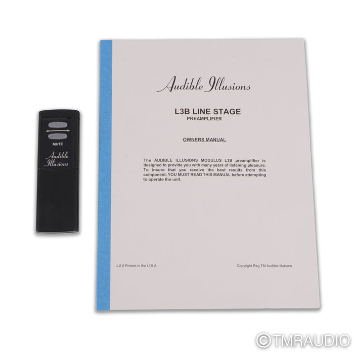 Audible Illusions Modulus L3B Stereo Tube Preamplifier