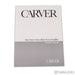 Carver Audio Silver Nine t Monoblock Power Amplifier; Pair