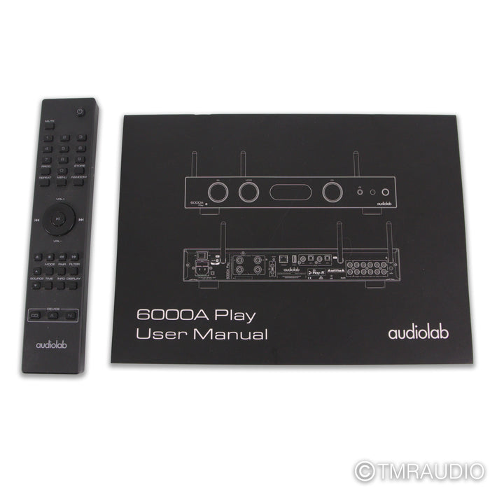 Audiolab 6000A Play Stereo Integrated Amplifier; MM Phono