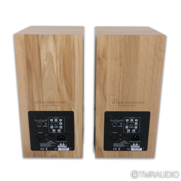 Buchardt Audio A10 Active Wireless Bookshelf Speakers; Oak Pair