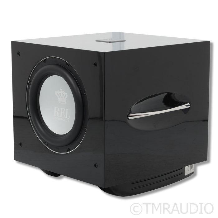 REL Acoustics S/510 10" Powered Subwoofer; Piano Black