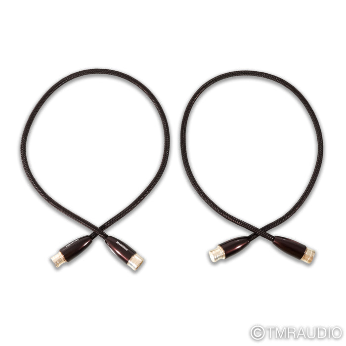AudioQuest Mackenzie XLR Cables; 0.75m Pair Balanced Interconnects