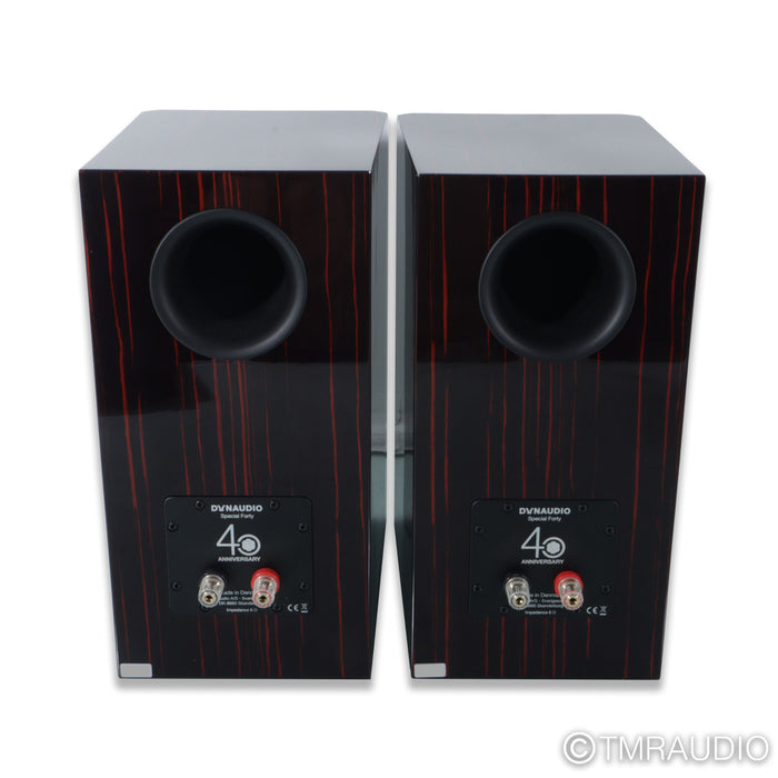 Dynaudio Special Forty Bookshelf Speakers; Black Vine High Gloss Pair