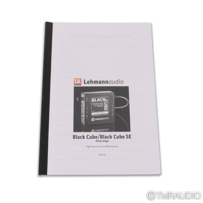 Lehmann Audio Black Cube MM / MC Phono Preamplifier