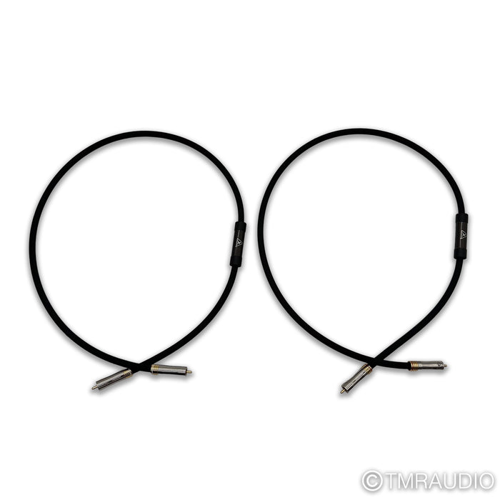 Shunyata Research Delta V1 RCA Cables; 1m Pair Interconnects