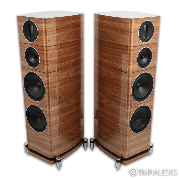 Wharfedale Elysian 4 Floorstanding Speakers; Walnut Pair (Low Hours)