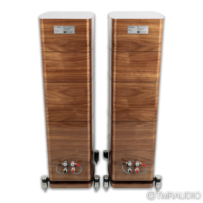 Wharfedale Elysian 4 Floorstanding Speakers; Walnut Pair (Low Hours)