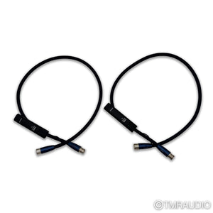 AudioQuest Water XLR Cables; 1m Pair Balanced Interconnects