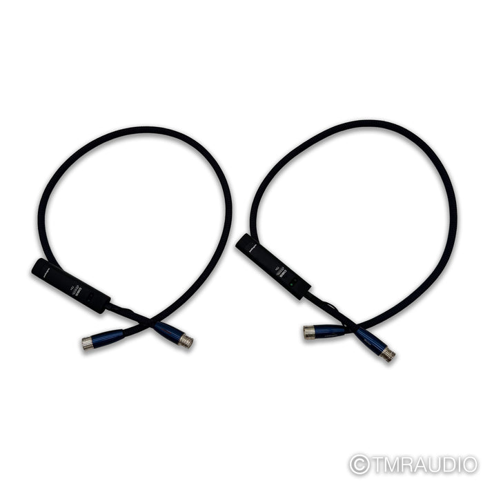 AudioQuest Water XLR Cables; 1m Pair Balanced Interconnects