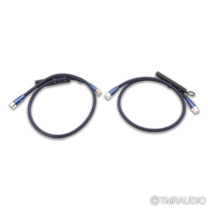 AudioQuest Water XLR Cables; 1m Pair Balanced Interconnects