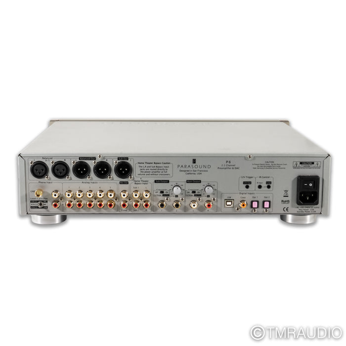 Parasound Halo P6 Stereo Preamplifier; P 6; MM / MC Phono