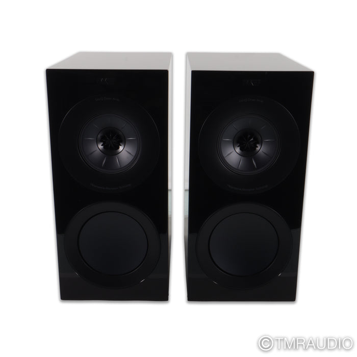 KEF R3 Meta Bookshelf Speakers; Gloss Black Pair