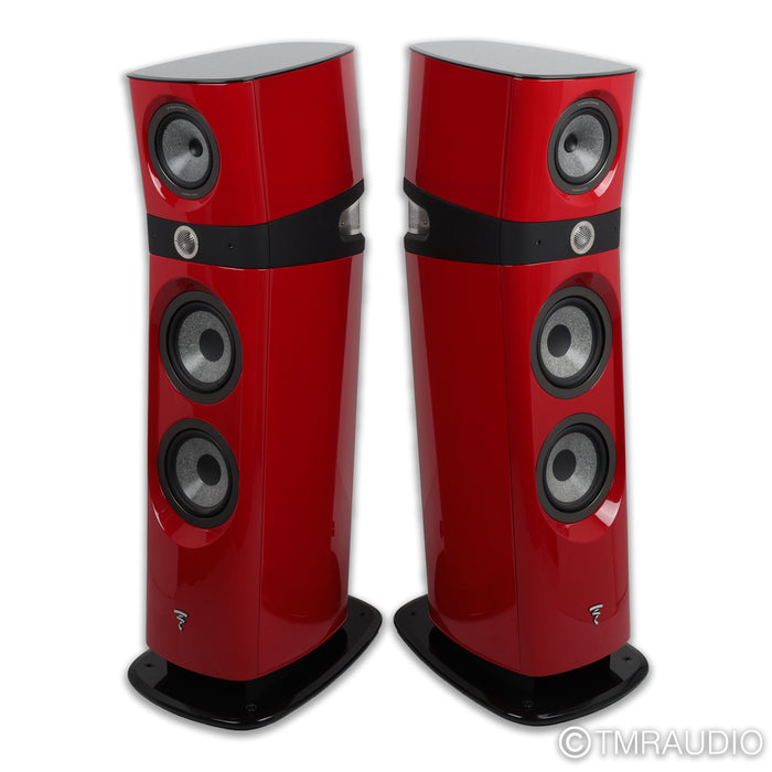 Focal Sopra No. 3 Floorstanding Speakers; Imperial Red Pair