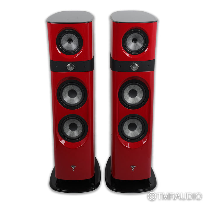 Focal Sopra No. 3 Floorstanding Speakers; Imperial Red Pair