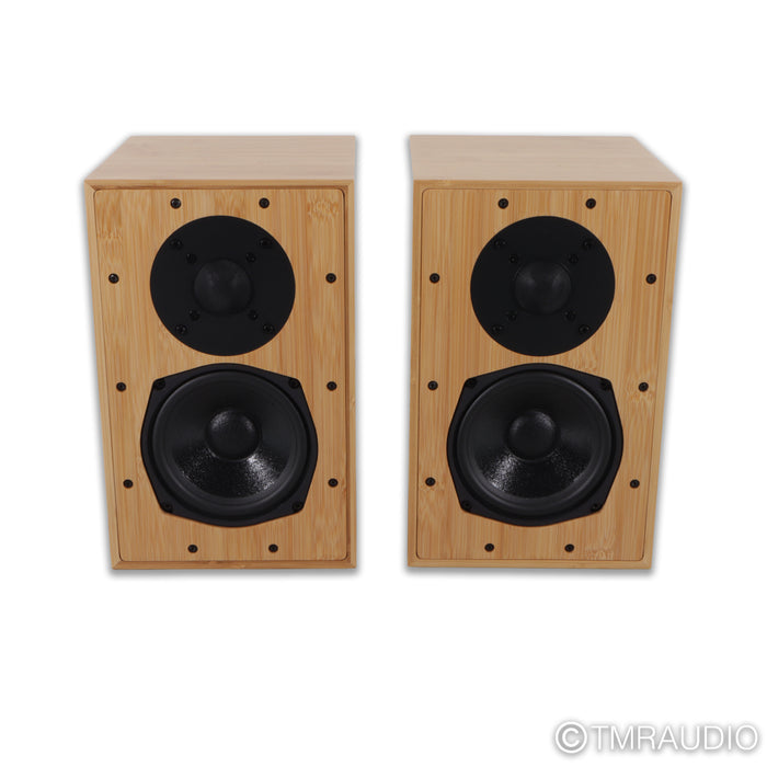 Galion Audio TS Voyager Mk2 SE Bookshelf Speakers; Natural Bamboo Pair