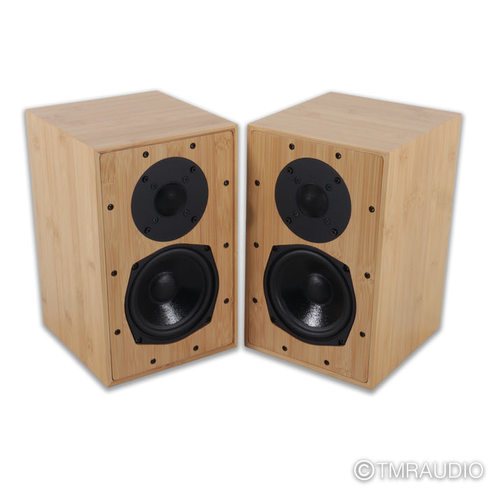 Galion Audio TS Voyager Mk2 SE Bookshelf Speakers; Natural Bamboo Pair