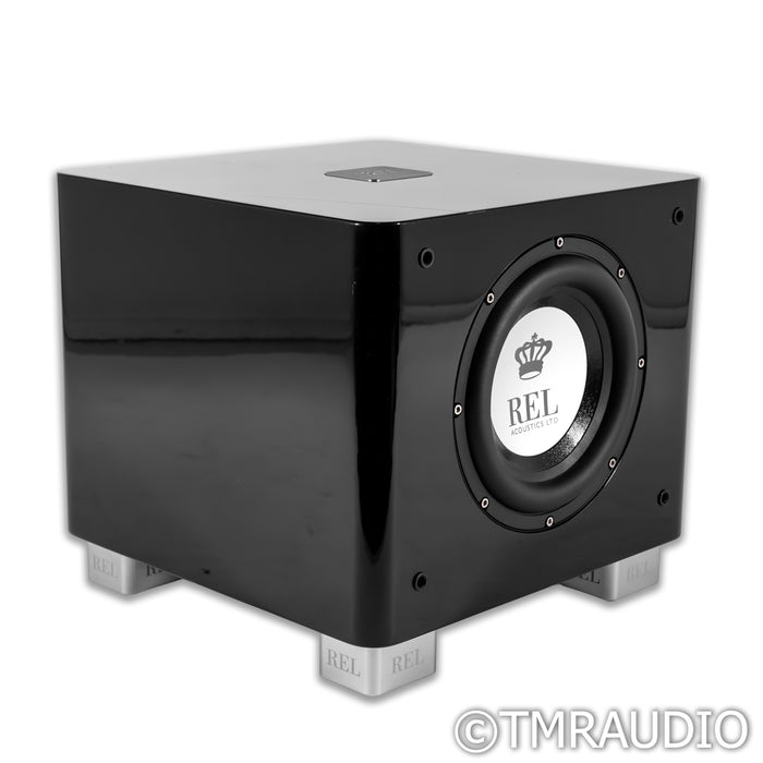 REL Acoustics T/7x 8" Powered Subwoofer; High Gloss Black