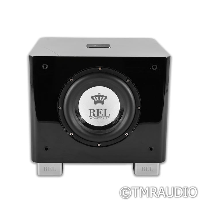REL Acoustics T/7x 8" Powered Subwoofer; High Gloss Black