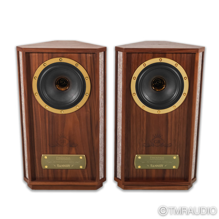 Tannoy Prestige Autograph Mini Bookshelf Speakers; Oiled Walnut Pair