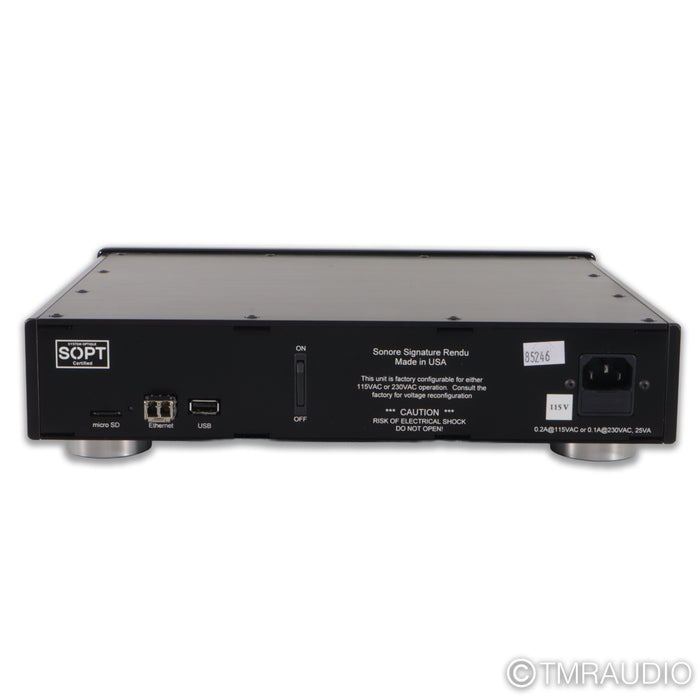 Sonore Signature Rendu SE Network Streamer; w/ Trendnet Ethernet Switch